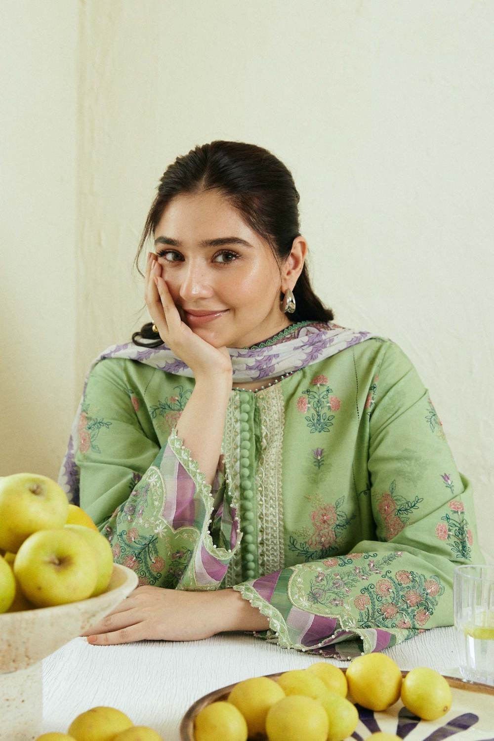 3pc Lawn Heavy Embroidered